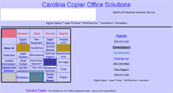 Desktop Screenshot of carolinacopier.com